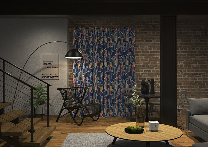 Aviary, Marine - Made to Measure Curtains - Image 7